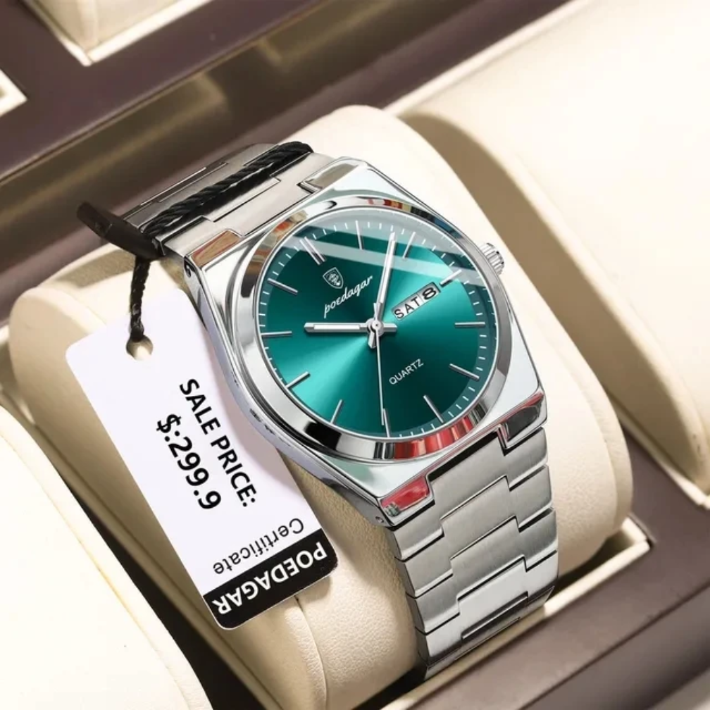 ⭐️⭐️⭐️⭐️⭐️(4,77)POEDAGAR 930 – Montre Élégance Moderne